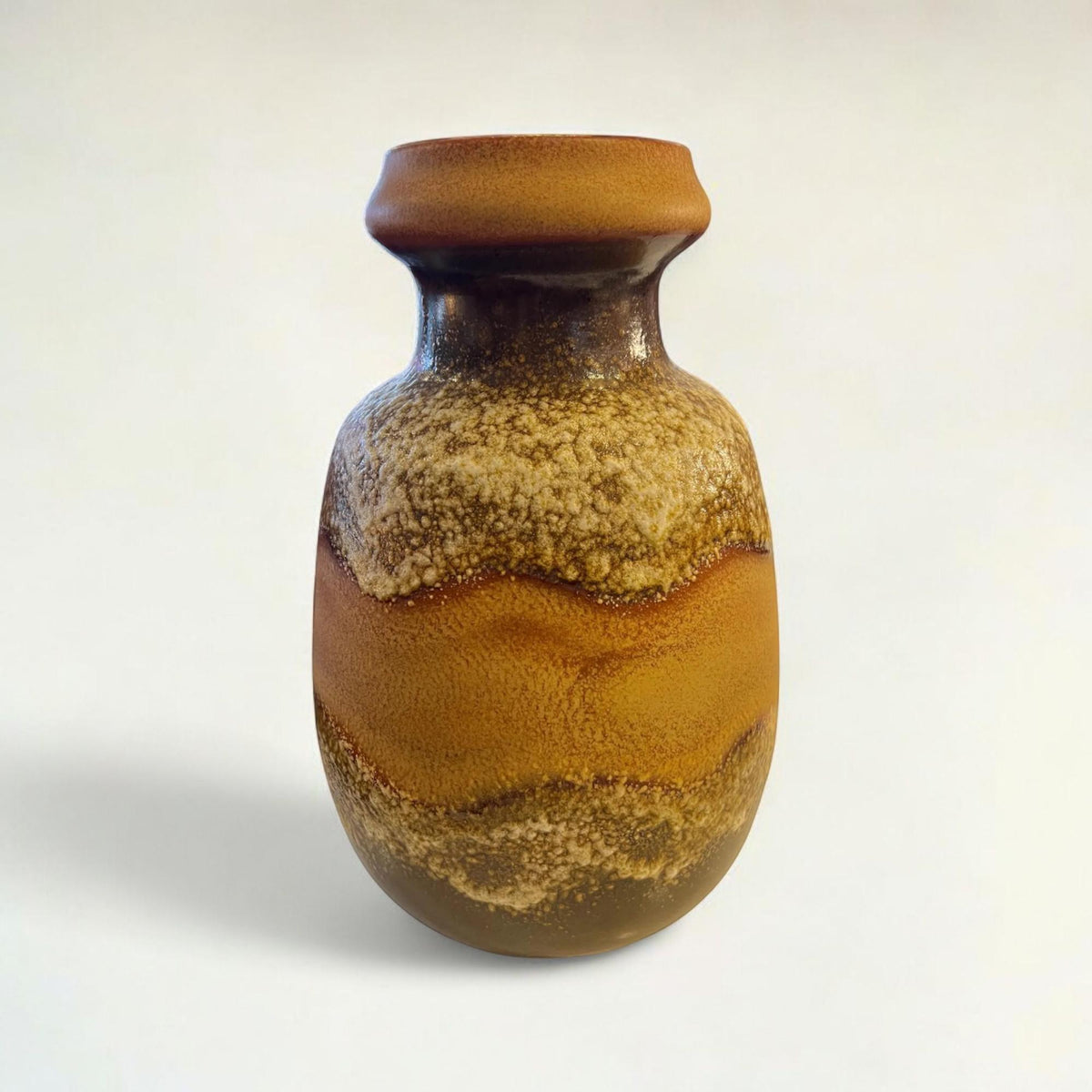 Rarität! Große Fat Lava Vase von Dümler und Breiden 477/40 1960er Jahre, Westdeutsche Kunstkeramik
