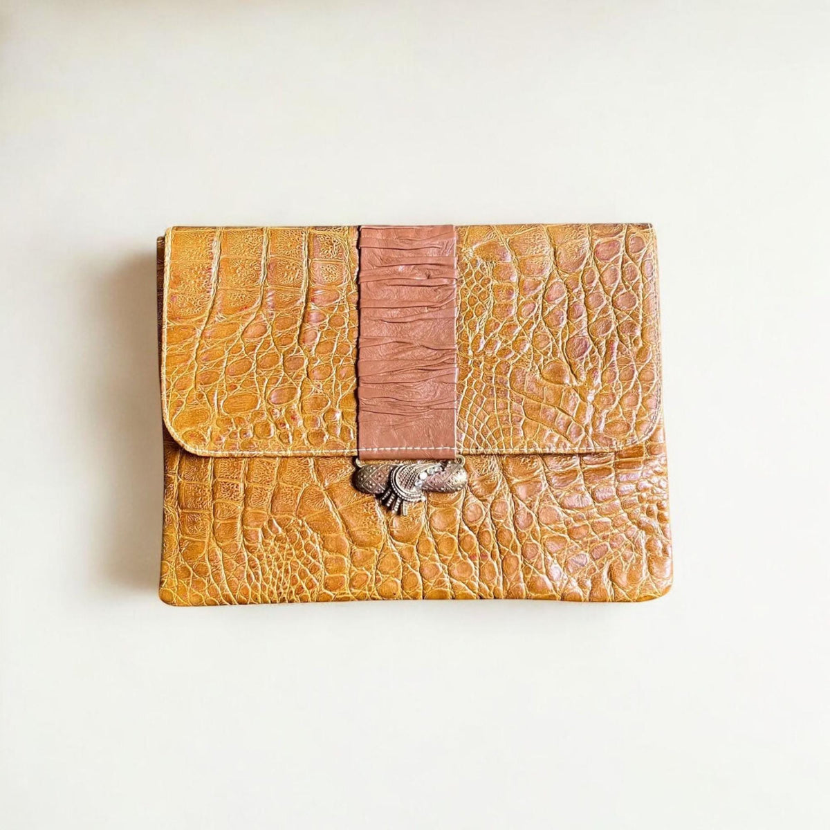 Vintage Clutch der italienischen Marke Baglia 1980er Jahre