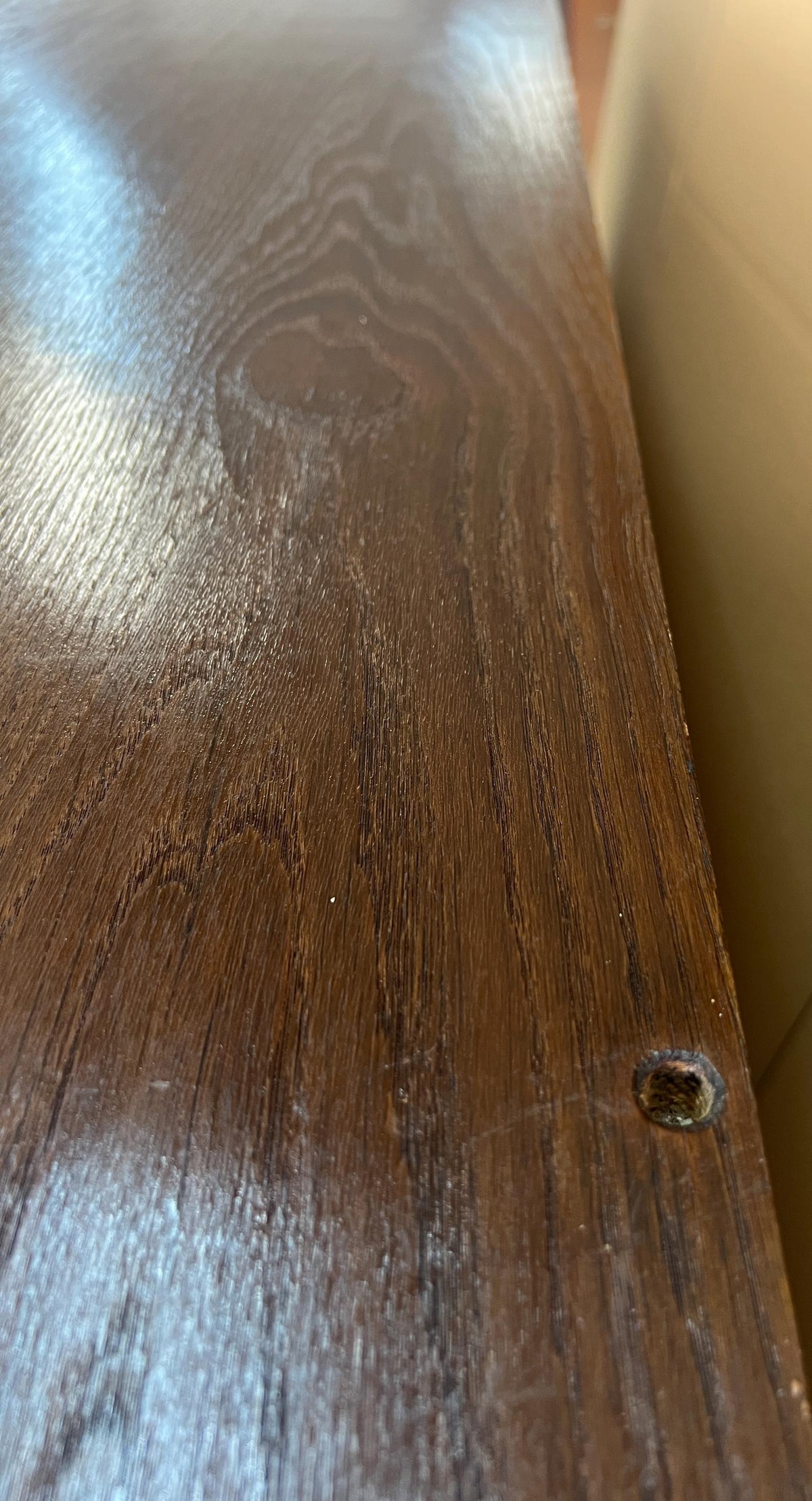 Art Déco Sideboard Vintage | Große Kommode mit geometrischem Furnier, Messingbeschlägen und Innenausbau | Antiker Holzschrank