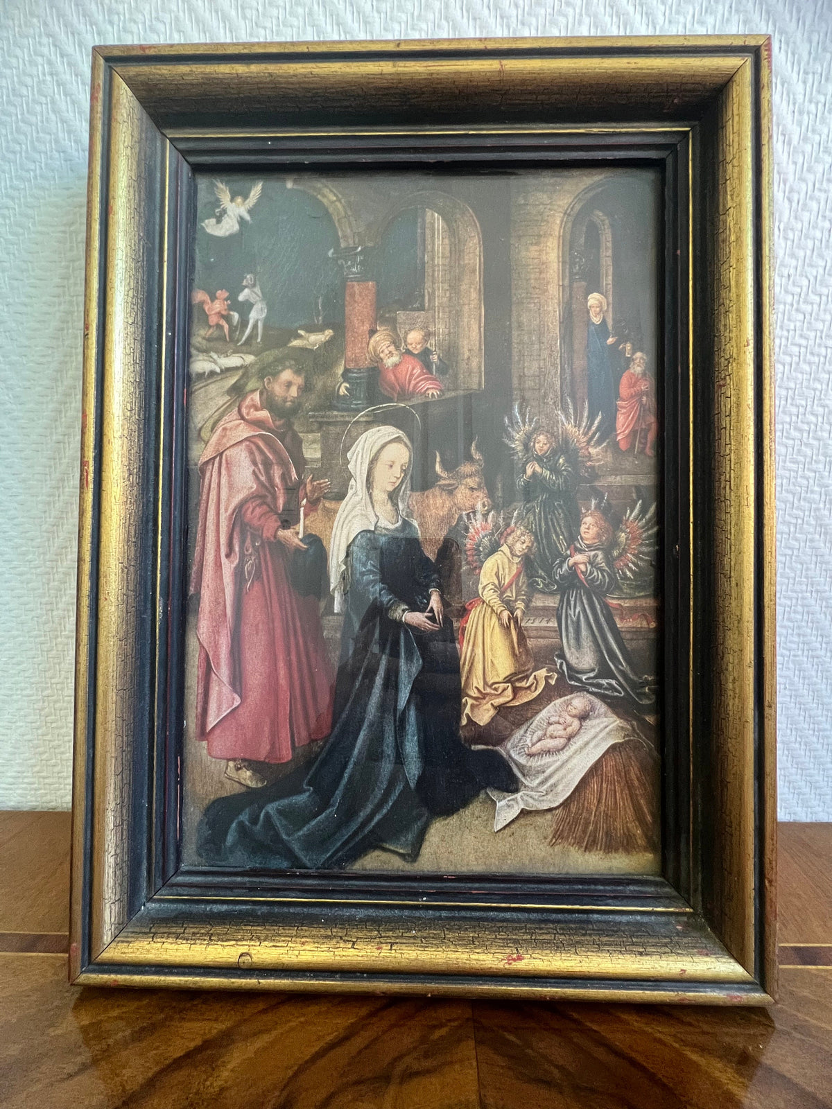 Kunstdruck Hans Holbein der Ältere Die Geburt Christi