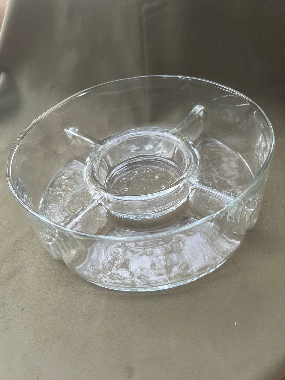 Glasschale, Snackschale, Tapasschale aus den 80ern
