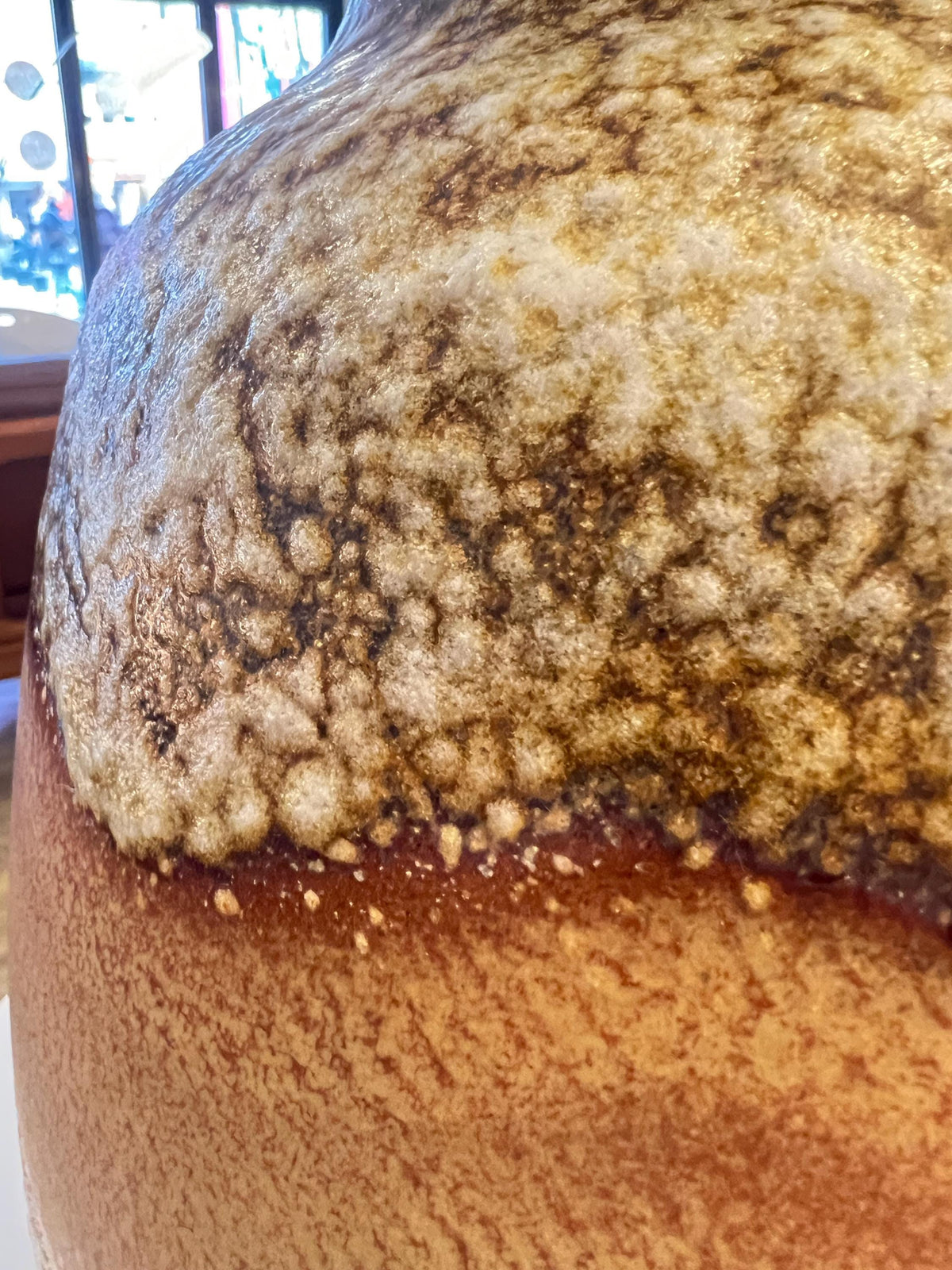 Rarität! Große Fat Lava Vase von Dümler und Breiden 477/40 1960er Jahre, Westdeutsche Kunstkeramik