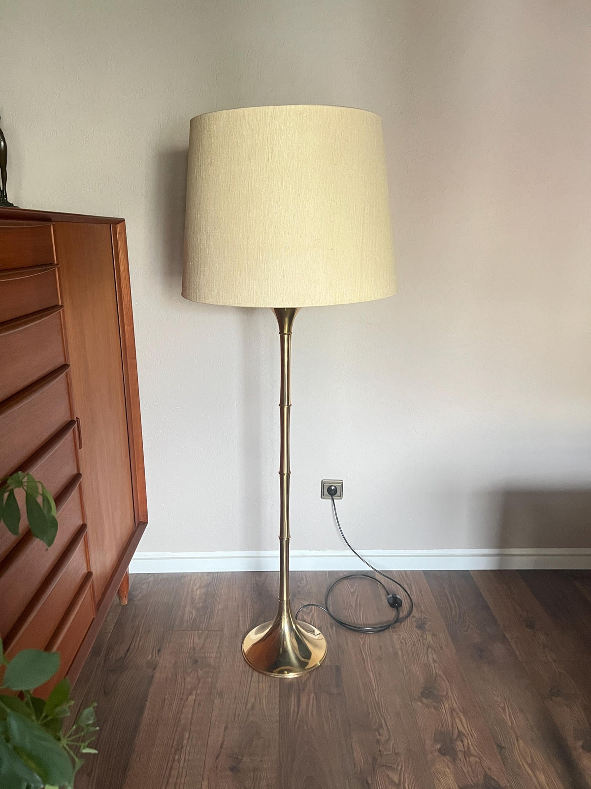 Ingo Maurer Vintage 1960er / 70er Jahre Designer-Stehleuchte für M Design - Modell Bamboo. Ein Klassiker aus Messing im Top-Zustand