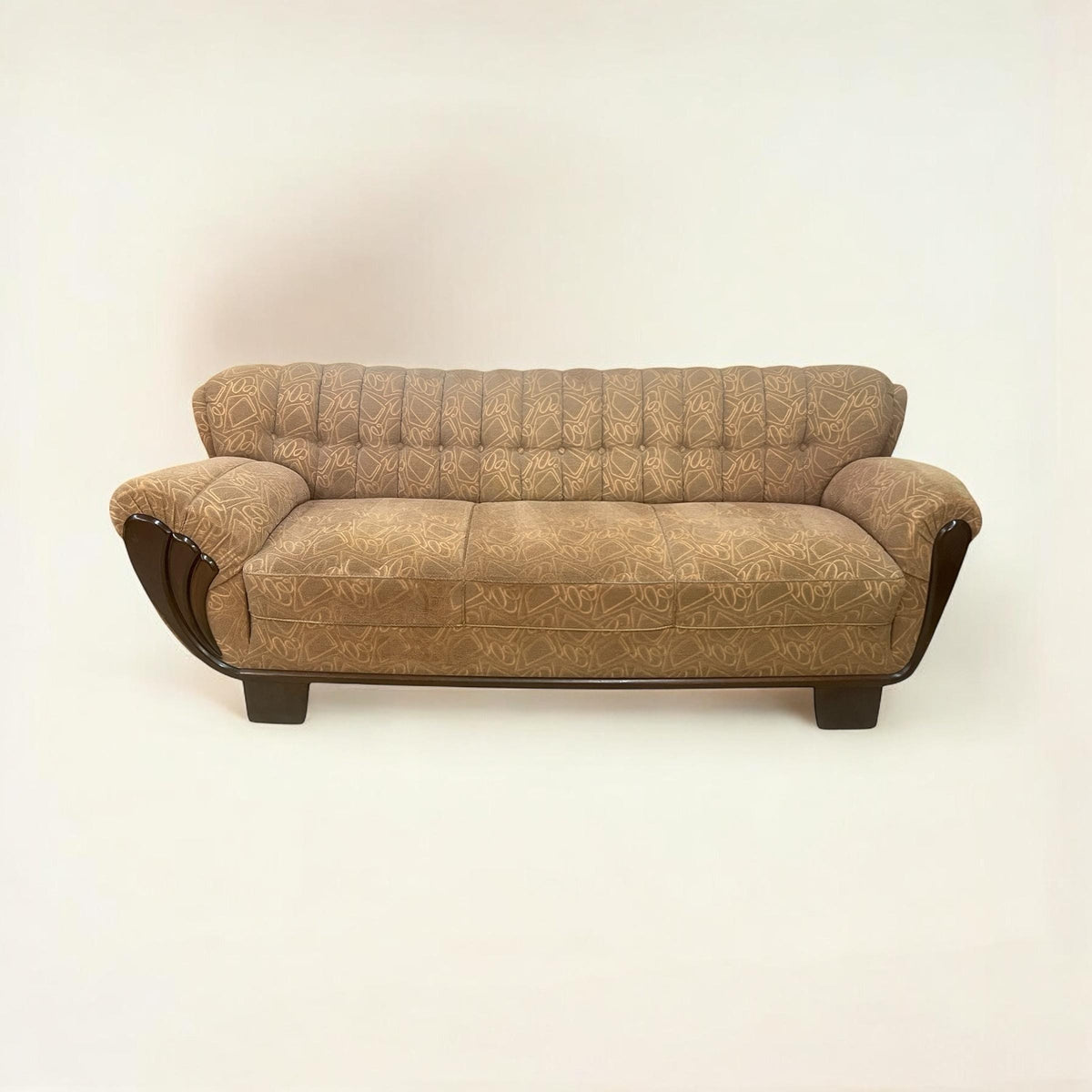 Art Deco Récamiere / Chaiselongue - Deutschland ca. 1940er Jahre im unrestaurierten Originalzustand. Klassisches Art Deco Polstermöbel.
