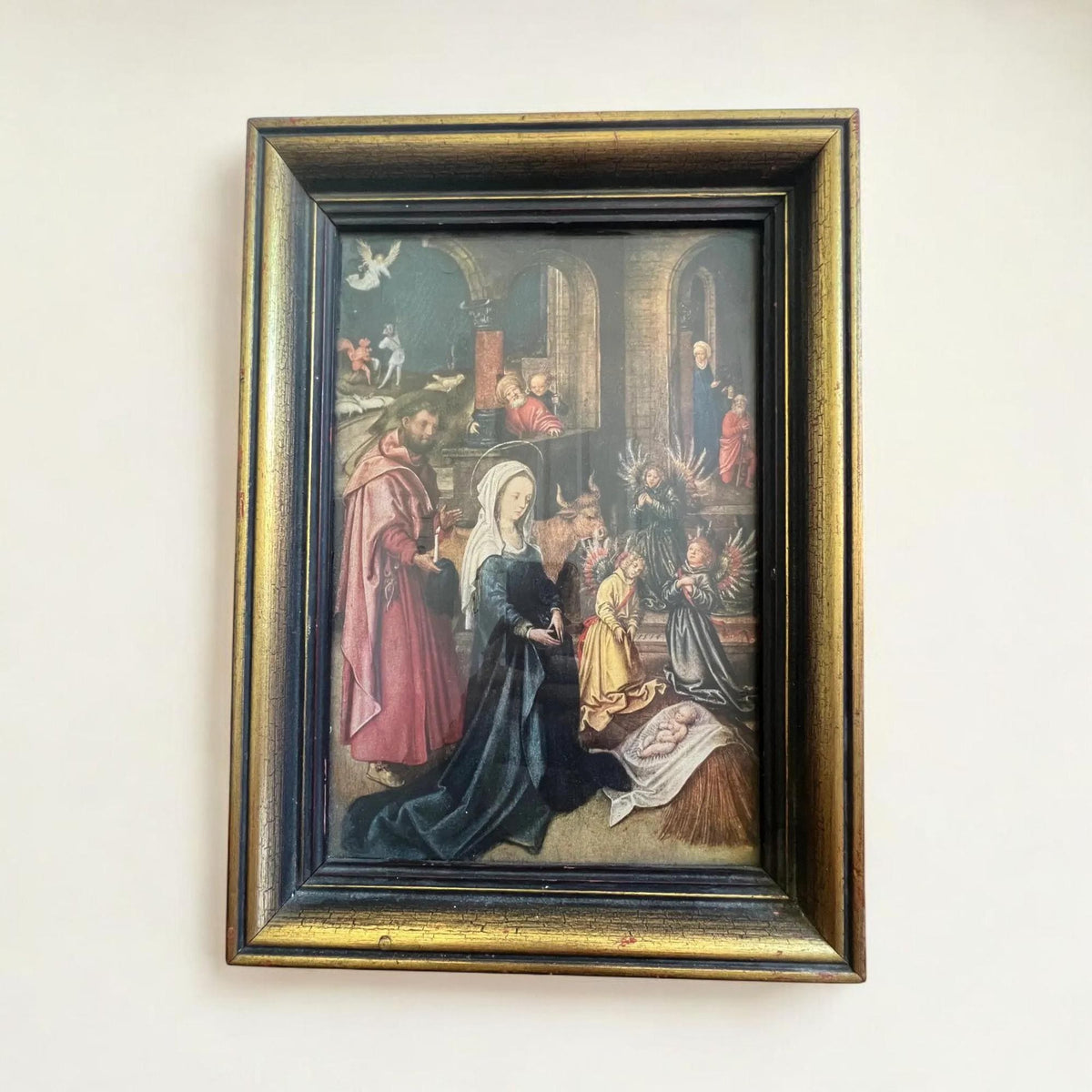 Kunstdruck Hans Holbein der Ältere Die Geburt Christi