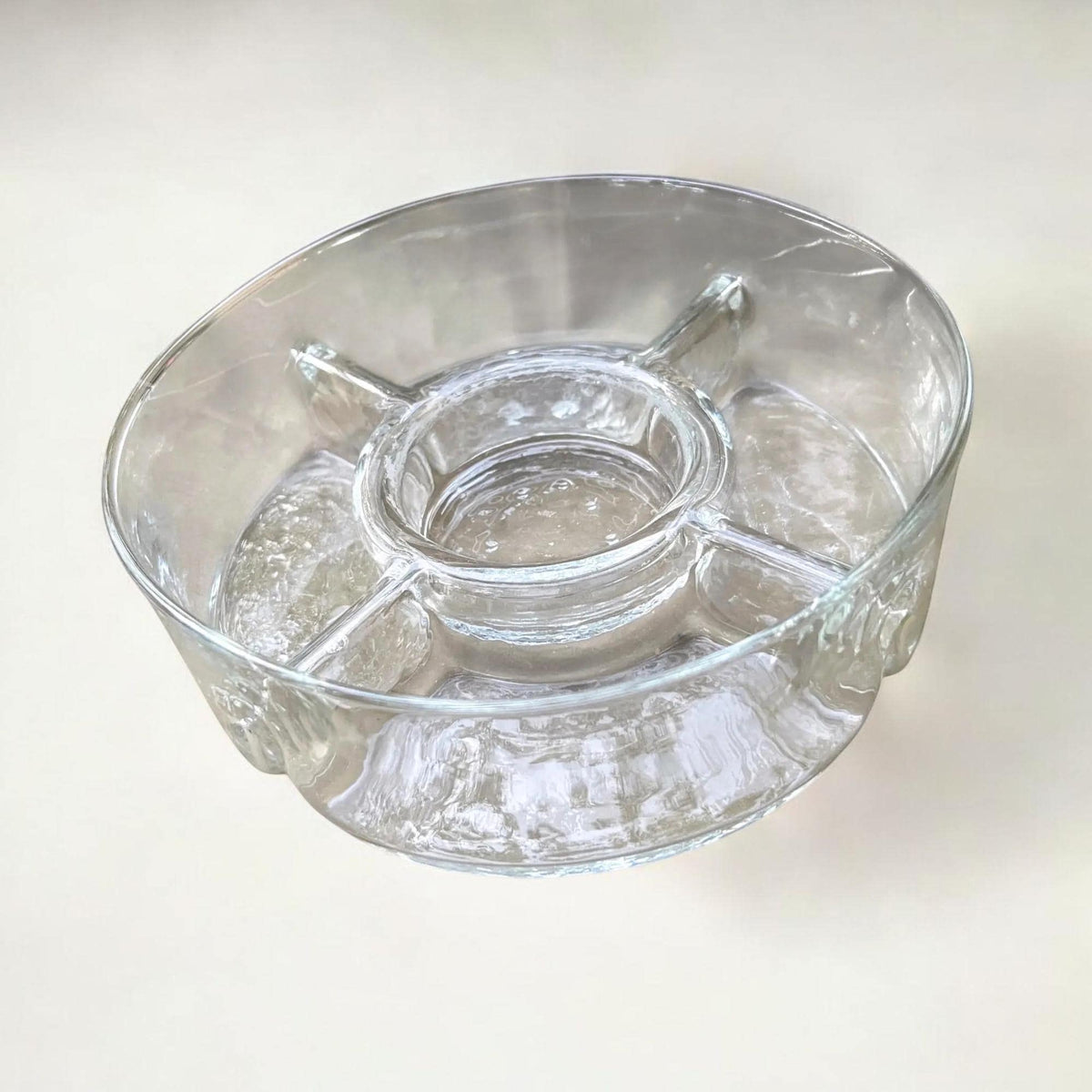 Glasschale, Snackschale, Tapasschale aus den 80ern