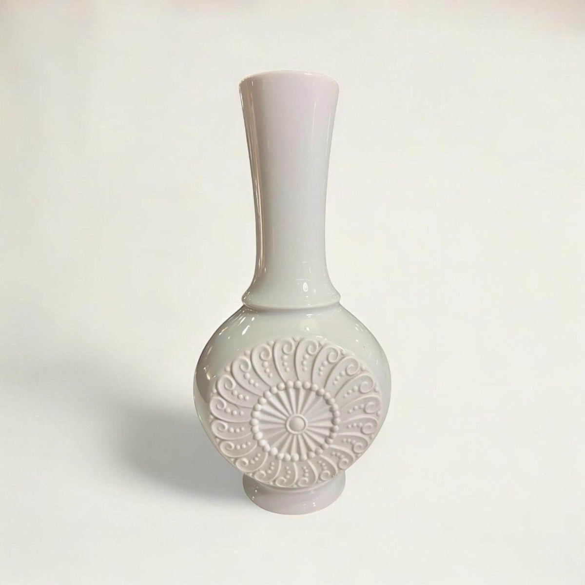 KPM Royal Op-Art Blumenvase, Handarbeit 719/3, mittelgroß, 1970er Jahre