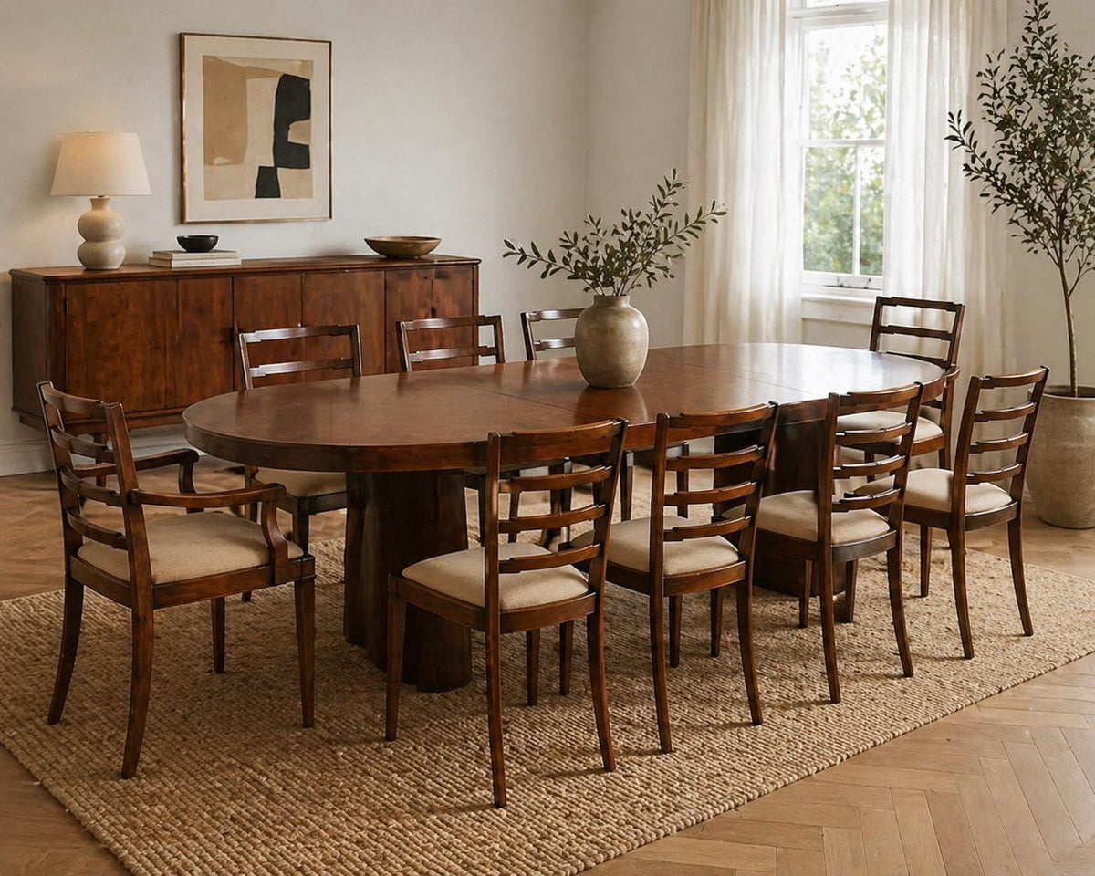 Mid Century Sessel Set 2x Nussbaum Vintage Armlehnenstühle 1940er | Holz Stühle gepolstert B&F Manufaktur