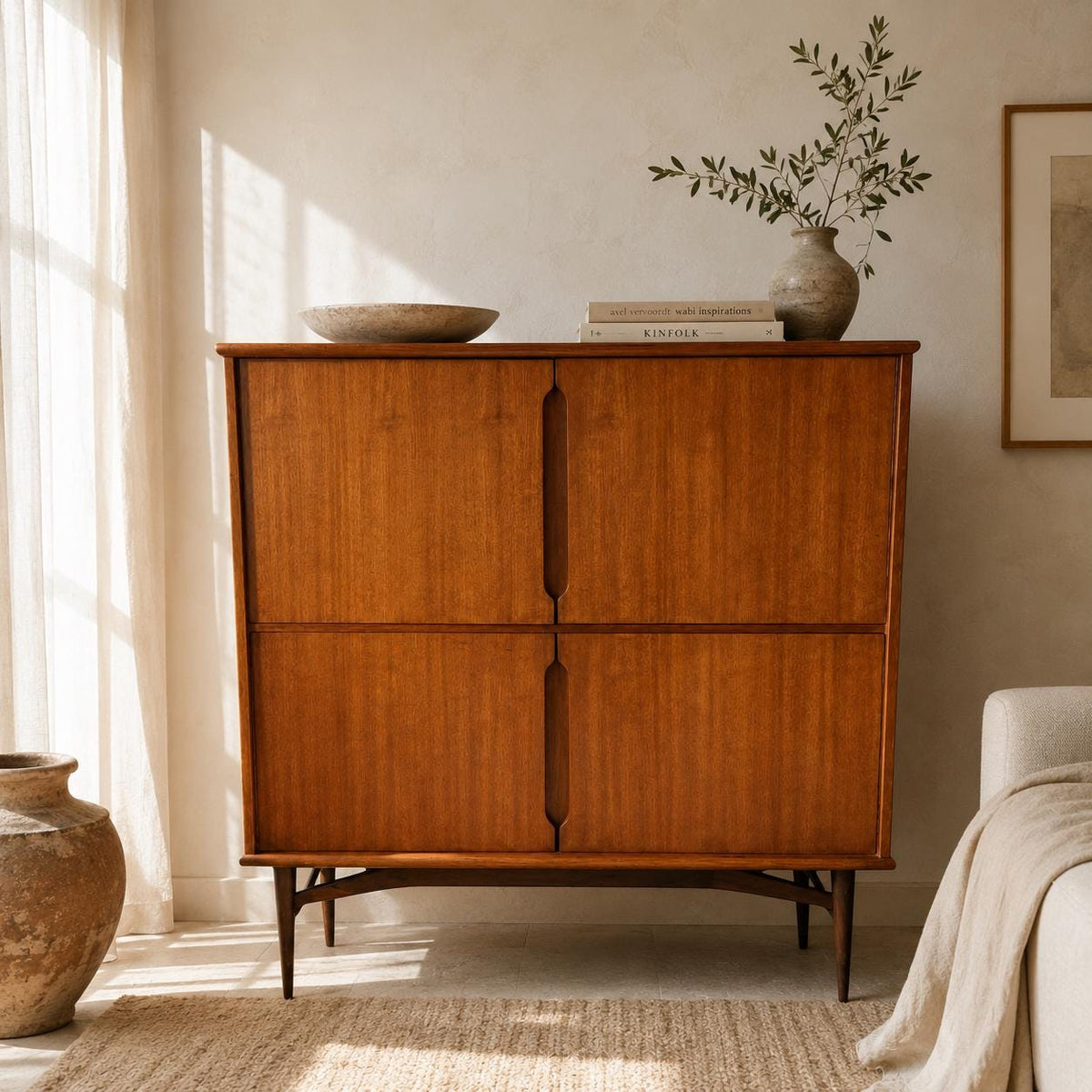 Børge Mogensen Highboard für Fredericia Stolefabrik | Danish Modern Teak Schrank | Mid Century Designklassiker aus Dänemark